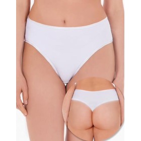 Высокие стринги Sermija 170-23-AS белый, Цвет: белый, Размеры: L