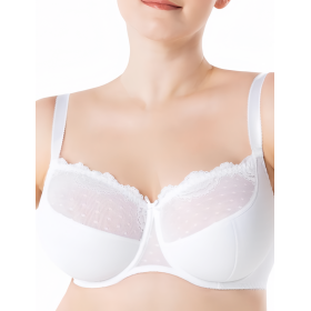 Бюстгальтер полумягкий Sermija ROZALIJA 182-21-L белый, Цвет: белый, Размеры: 70D