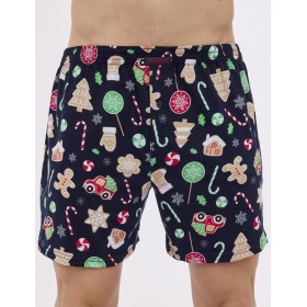 Свободные трусы шорты Cornette 001/011-14 CLASSIC темно-синий, Цвет: темно-синий, Размеры: L