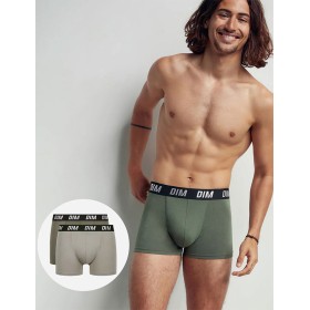 Мужские боксеры в наборе (2 шт) Dim 0DA8 оливковый/серый, Цвет: оливковый/серый, Размеры: M