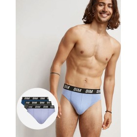 Трусы слипы в наборе (3 шт) Dim 0DA9/3 темно-синий/синий/серый, Цвет: темно-синий/синий/се, Размеры: M