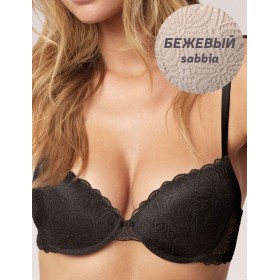 Кружевной бюстгальтер пуш-ап Infiore NOVECENTO 900 sabbia, Цвет: sabbia (бежевый), Размеры: 70B