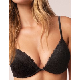 Бюстгальтер пуш-ап без косточек Infiore NOVECENTO 902 nero, Цвет: nero (черный), Размеры: 70B