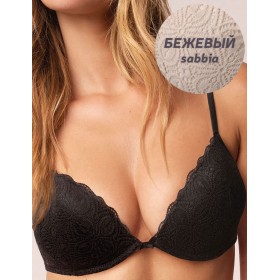 Бюстгальтер пуш-ап без косточек Infiore NOVECENTO 902 sabbia, Цвет: sabbia (бежевый), Размеры: 65B