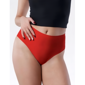 Высокие трусы стринги Julimex SIMPLE STRING MAXI RED, Цвет: красный, Размеры: M