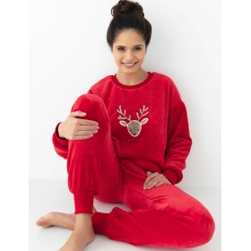 Теплая пижама Sensis HARRIET, Цвет: красный, Размеры: M