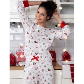 Женская пижама Sensis SAMANTHA, Цвет: белый, Размеры: M