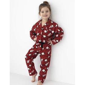 Пижама для девочки Sensis TIGGY KIDS, Цвет: бордовый, Размеры: 122-128