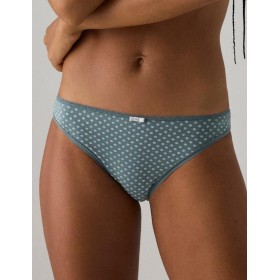 Набор трусов бразилиана Ysabel Mora 19016 (2 шт) серо-голубой + белый, Цвет: серо-голубой + белый, Размеры: S