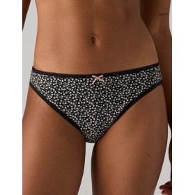 Трусы слипы 2 шт. в упаковке Ysabel Mora 19018 MINI розовый + черный, Цвет: розовый + черный, Размеры: L