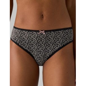 Трусы слипы 2 шт. в упаковке Ysabel Mora 19019 MIDI розовый + черный, Цвет: розовый + черный, Размеры: XL