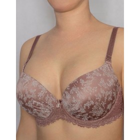 Бюстгальтер пуш-ап гель Albina L LINDA 1767, Цвет: кофейно-розовый, Размеры: 75A