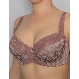 Бюстгальтер на поролоне Albina L LINDA 8020, Цвет: кофейно-розовый, Размеры: 90D