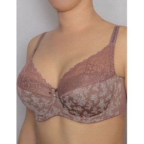 Бюстгальтер на поролоне Albina L LINDA 8085, Цвет: кофейно-розовый, Размеры: 85G