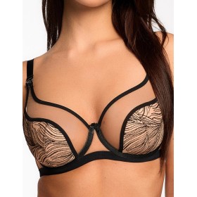 Бюстгальтер полупоролон Bella Misteria ENCHANTING FULL MOON semi-soft half padded, Цвет: черный, Размеры: 75D