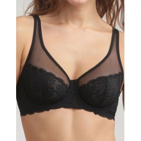 Кружевной бюстгальтер Dim GENEROUS 0DD1 черный, Цвет: черный, Размеры: 80B