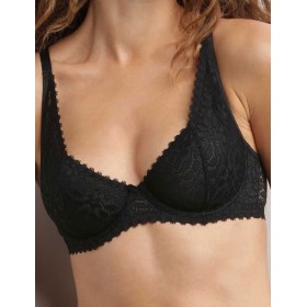 Бюстгальтер кружевной Dim DAILY DENTELLE 0DFE черный, Цвет: черный, Размеры: 70B