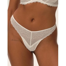 Кружевные трусы слипы Esotiq 41733 OPRAH молочный, Цвет: молочный, Размеры: S