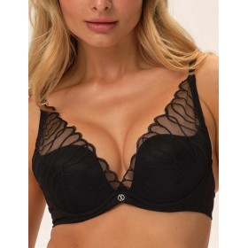 Кружевной бюстгальтер пуш-ап Esotiq 41777 OLYVIA черный, Цвет: черный, Размеры: 65G