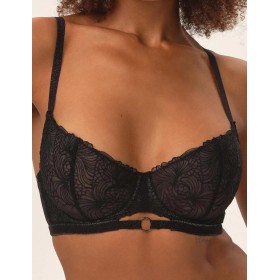 Бюстгальтер мягкий Esotiq 41803 OMBRE черный/темно-серый, Цвет: черный/темно-серый, Размеры: 65F