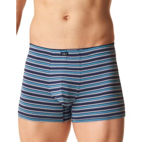 Облегающие боксеры Key MXH 305 темно-синий/голубой, Цвет: темно-синий/голубой, Размеры: M