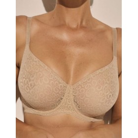 Бюстгальтер с мягкими чашками Kinga CLARA 744-SC бежевый, Цвет: бежевый, Размеры: 75E