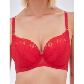 Бюстгальтер пуш-ап Alles ADORE P-UP Red, Цвет: красный, Размеры: 100B