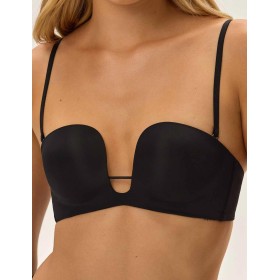 Бюстгальтер планж пуш-ап Esotiq NOVELTY 42295 черный, Цвет: черный, Размеры: 75F