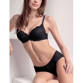 Комплект Lormar MISS Mis52635 балконет слипы ОЗ25 nero, Цвет: nero (черный), Размеры: 70D