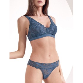 Комплект Lormar YOURBODY мягкая+бразилы You52314 pavone, Цвет: pavone (синий), Размеры: 85B