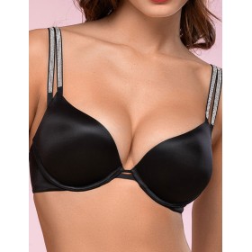 Бюстгальтер пуш-ап гель Mioocchi STELLA 8301 nero, Цвет: nero (черный), Размеры: 70C