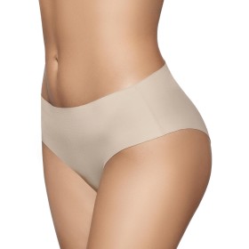 Бесшовные трусы слипы Selene 3129 BIKINI 502 серо-бежевый, Цвет: серо-бежевый, Размеры: S