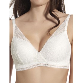 Бюстгальтер бралетт без каркасов Selene REGINA слоновая кость, Цвет: слоновая кость, Размеры: 70B