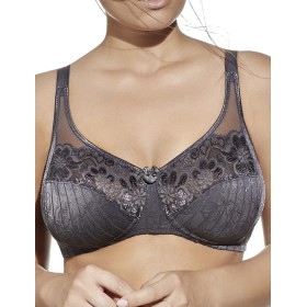 Мягкий бюстгальтер без косточек Selene SCARLETT серый, Цвет: серый, Размеры: 75B
