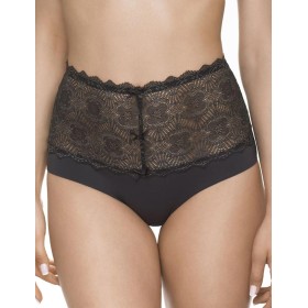 Высокие трусы слипы Sermija 174-18-AK чёрный жемчуг, Цвет: чёрный жемчуг, Размеры: L