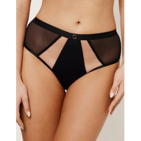 Трусы высокие Subtille BUTTERFLY BLACK high-waist, Цвет: черный, Размеры: M