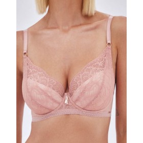 Бюстгальтер с вкладышами пуш-ап Alles NUDE ROSE P-UP, Цвет: пудра, Размеры: 60E