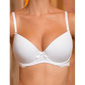 Бюстгальтер балконет пуш-ап Amelie MICROLACE 8030 белый, Цвет: белый, Размеры: 85B