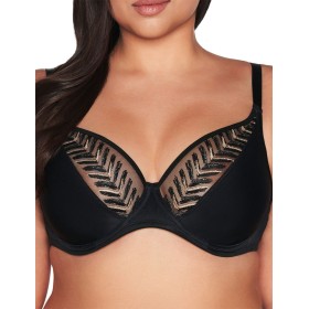 Бюстгальтер с мягкой чашкой Ava GODDESS 2118 M Bralette Black, Цвет: черный, Размеры: 70F