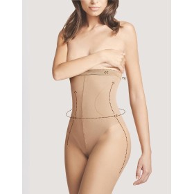 Колготки с высокой талией Fiore 5219/M HIGH WAIST BIKINI 40 den телесный, Цвет: телесный, Размеры: 2
