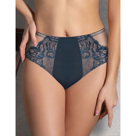 Завышенные трусы слипы Fluide ALLURE 2045 мистический океан, Цвет: мистический океан, Размеры: L