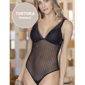 Бежевое боди Leilieve GAIA M5807 tortora, Цвет: tortora (бежевый), Размеры: 70B