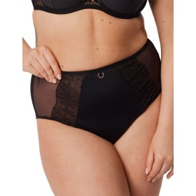 Трусы высокие Mefemi ROXANE Classic черный, Цвет: черный, Размеры: L