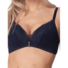 Бюстгальтер пуш-ап без косточек Mefemi SIMONE Super P-UP индиго, Цвет: индиго, Размеры: 75D