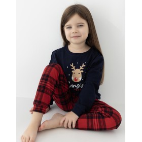 Детская пижама Sensis LUCY KIDS, Цвет: темно-синий, Размеры: 122-128