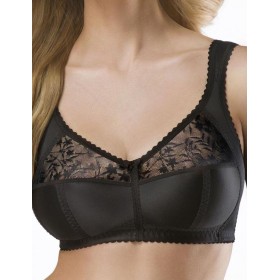 Бюстгальтер мягкий без косточек Sermija MELISSA 186-25-L чёрный, Цвет: чёрный, Размеры: 110D