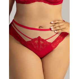 Трусы бразилиана Ava GRACE 2157 brazilian barbados, Цвет: красный, Размеры: L