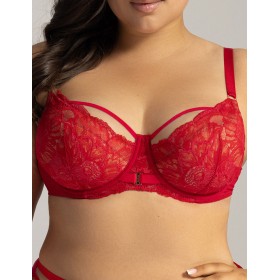 Бюстгальтер полупоролон Ava GRACE 2157 PU barbados, Цвет: красный, Размеры: 80C