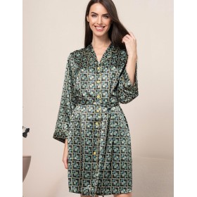 Рубашка-халат на пуговицах Mia-Amore BERGAMO 4384, Цвет: мультицвет, Размеры: 2XL