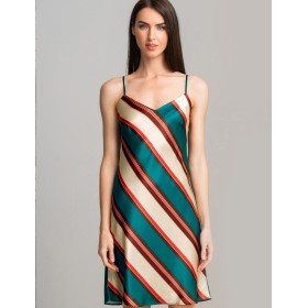 Шёлковая сорочка с полосами Mia-Amore BRIANNA 4330, Цвет: мультицвет, Размеры: 3XL